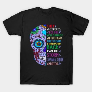 esophageal cancer skull i am storm T-Shirt